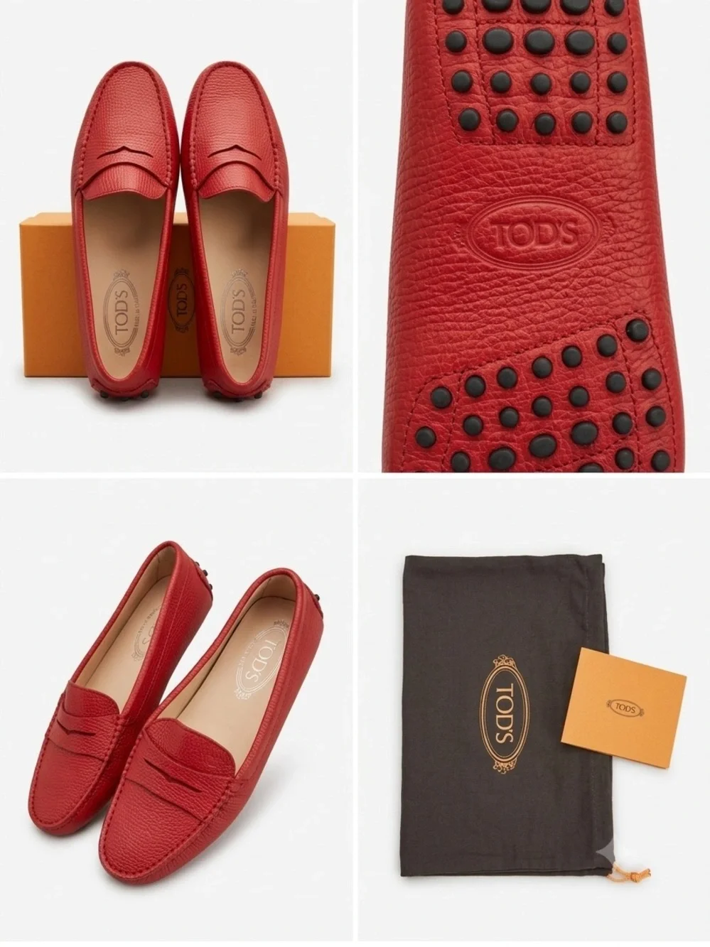 Tod's Gommini Leather  Driving Loafers